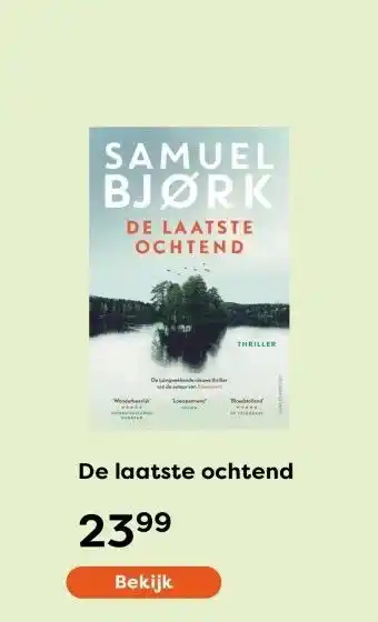 The Read Shop De laatste ochtend aanbieding