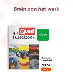 The Read Shop Het Quest Puzzelboek aanbieding