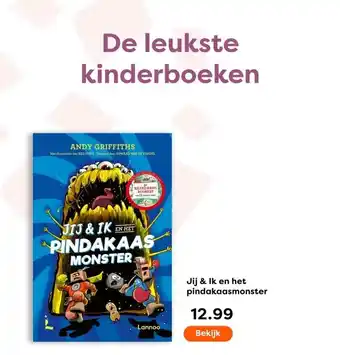 The Read Shop Jij & Ik en het pindakaasmonster aanbieding