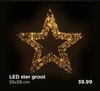Xenos LED ster groot aanbieding