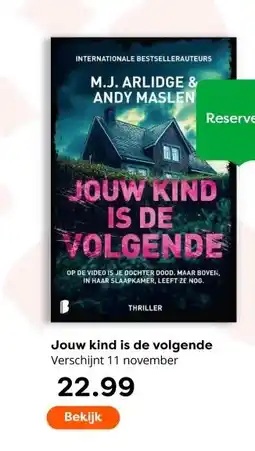 The Read Shop Jouw kind is de volgende aanbieding