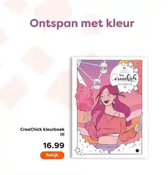 The Read Shop CreaChick kleurboek III aanbieding