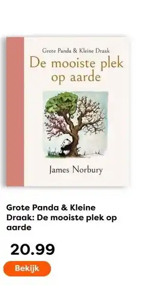 The Read Shop Grote Panda & Kleine Draak: De mooiste plek op aarde aanbieding