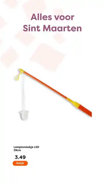The Read Shop Lampionstokje LED 39cm aanbieding