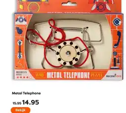 The Read Shop Metal Telephone aanbieding