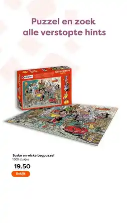 The Read Shop Suske en wiske Legpuzzel aanbieding