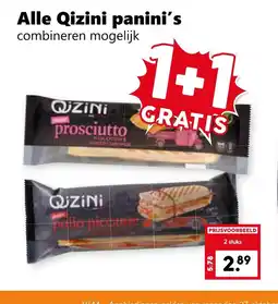 Coop Alle Qizini panini's aanbieding