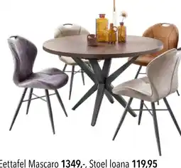 Pronto wonen Eettafel Mascaro aanbieding