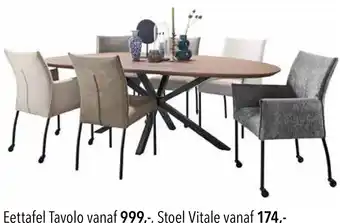 Pronto wonen Eettafel Tavolo aanbieding