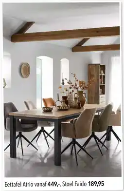 Pronto wonen Eettafel Atrio aanbieding