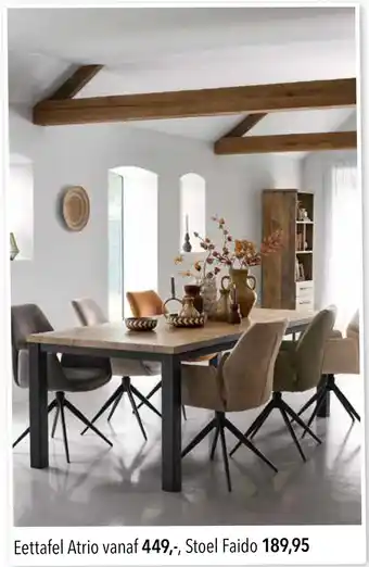 Pronto wonen Eettafel Atrio aanbieding