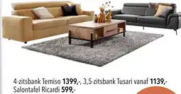 Pronto wonen 4-zitsbank Temiso aanbieding