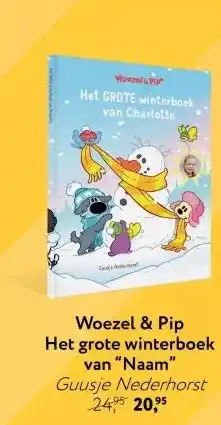 Primera Woezel & Pip Het grote winterboek van Naam aanbieding