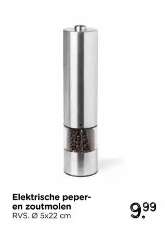 Xenos Elektrische peper- en zoutmolen aanbieding