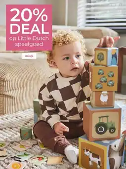 Prenatal Little Dutch speelgoed aanbieding
