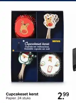 Xenos Cupcakeset kerst aanbieding