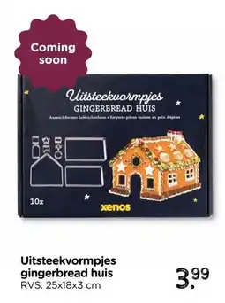 Xenos Uitsteekvormpjes gingerbread huis aanbieding