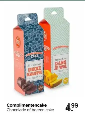 Xenos Complimentencake aanbieding