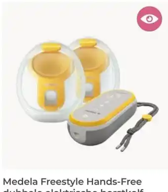 Prenatal Medela Freestyle Hands-Free dubbele elektrische borstkolf aanbieding