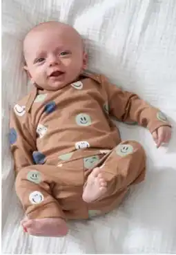 Prenatal Prénatal baby pyjama smiley bruin aanbieding