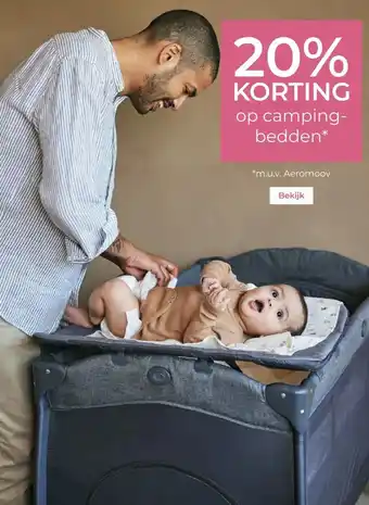 Prenatal camping- bedden* aanbieding