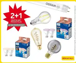Praxis op alle lichtbronnen aanbieding