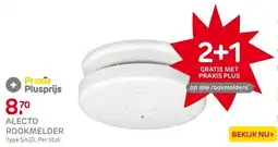 Praxis Alecto rookmelder SA20 wit batterij aanbieding