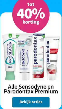 Plein.nl Alle Sensodyne en Parodontax Premium aanbieding
