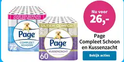 Plein.nl Page Compleet Schoon en Kussenzacht aanbieding