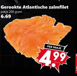 Coop Gerookte Atlantische zalmfilet aanbieding