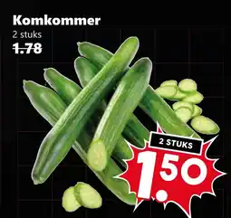 Coop Komkommer aanbieding