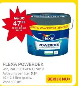 Praxis FLEXA POWERDEK aanbieding