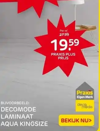 Praxis DecoMode laminaat - Aqua Kingsize Elba - aanbieding