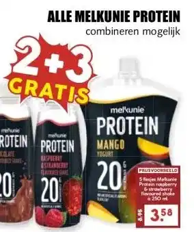 MCD Supermarkt ALLE MELKUNIE PROTEIN aanbieding