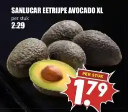MCD Supermarkt SANLUCAR EETRIJPE AVOCADO XL aanbieding
