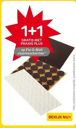 Praxis Fix-O-Moll vloerbeschermer aanbieding