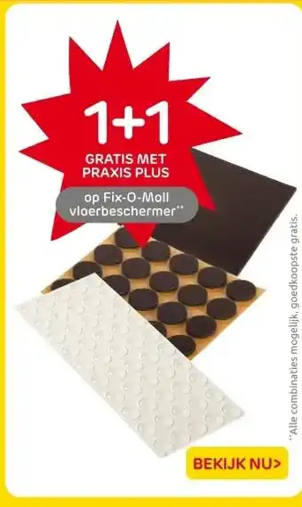 Praxis Fix-O-Moll vloerbeschermer aanbieding