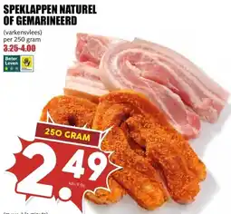 MCD Supermarkt SPEKLAPPEN NATUREL OF GEMARINEERD aanbieding