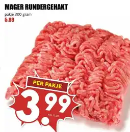 MCD Supermarkt MAGER RUNDERGEHAKT aanbieding