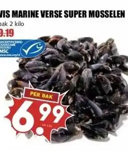 MCD Supermarkt VIS MARINE VERSE SUPER MOSSELEN aanbieding