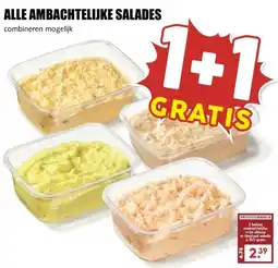 MCD Supermarkt ALLE AMBACHTELIJKE SALADES combineren mogelijk aanbieding