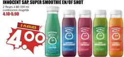 MCD Supermarkt INNOCENT SAP, SUPER SMOOTHIE EN/OF SHOT aanbieding