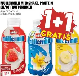 MCD Supermarkt MÜLLERMILK MILKSHAKE, PROTEIN EN/OF FRUITSMAKEN aanbieding