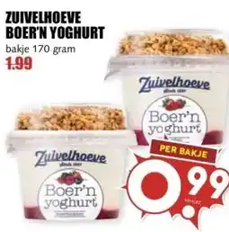 MCD Supermarkt ZUIVELHOEVE BOER'N YOGHURT aanbieding