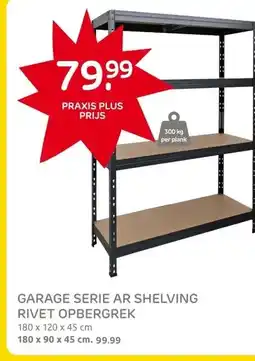 Praxis Garage Serie Ar Shelving Rivet Opbergrek aanbieding