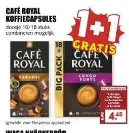 MCD Supermarkt CAFÉ ROYAL KOFFIECAPSULES aanbieding