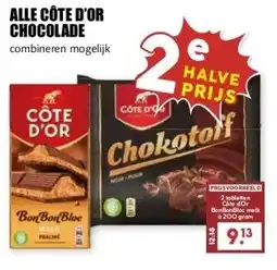 MCD Supermarkt ALLE CÔTE D'OR CHOCOLADE aanbieding