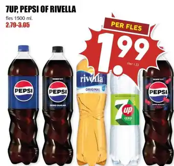 MCD Supermarkt 7UP, PEPSI OF RIVELLA aanbieding