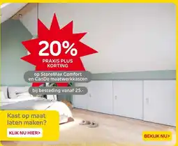 Praxis StoreMax Comfort en Can Do maatwerkkasten aanbieding