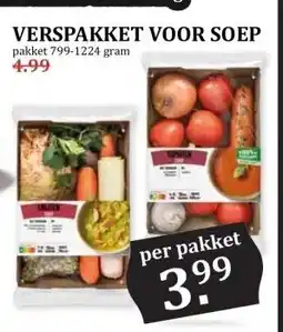 MCD Supermarkt VERSPAKKET VOOR SOEP aanbieding